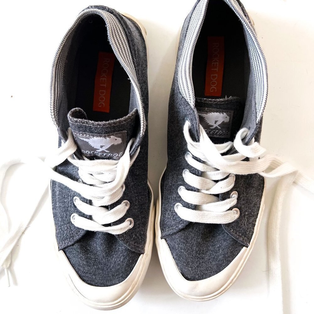 Rocket Dog Gray and white Sneakers Size 10 - Picture 7 of 10
